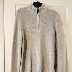 CK Calvin Klein quarter zip sweater